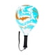 thumbnail image 4 of Pala de pádel ligera con superficie de fibra de carbono, núcleo de espuma, diseño redondo, agarre cómodo, adecuada para niños, entrenamiento al aire l Azul, 4 of 5