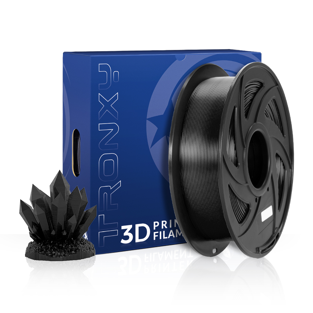 Tronxy - Filamento 3D Petg Negro De 1.75Mm Y 1Kg