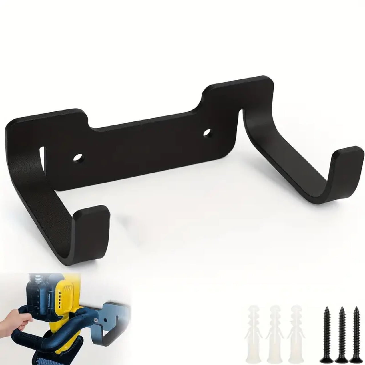 Xusx111 - Cortador De Setos Hanger De Montaje De Pared Para Recortador De Setos, Soporte Montado En La Pared, Soporte De Gancho De Almacenamiento, Gancho Para Herramientas Eléctricas Al Aire Libre (ne