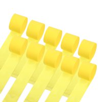 Cinta De Papel Crepé Uxcell Amarillo 1.8 In X 25 M