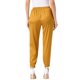thumbnail image 3 of INSPIRE CHIC Pantalones de Satén para Mujer con Cintura Elástica y Cordón, Pierna Recta, Largo al Tobillo, Joggers Elegantes con Bolsillo S Dorado, 3 of 4