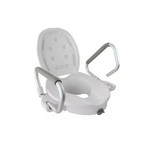 Genérico - Alza Baño Con Apoyabrazos Y Tapa 714A