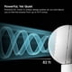 thumbnail image 4 of Ventilador circulador de aire IRIS USA WOOZOO de 8 velocidades con control remoto blanco, 4 of 7
