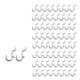 thumbnail image 1 of Pegboard J Hook Accesorios i-FKM Metal 100 unidades para joyería, 1 of 3