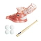 thumbnail image 2 of Máquina de lanzamiento para niños, juego de béisbol, máquina de bateo, juego de béisbol semiautomático, para exteriores, niños, niñas, niños pequeños 6 pelotas de béisbol, 2 of 5