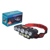 Disparo - Linterna Foco Minero Recargable Usb Para Camping Minero