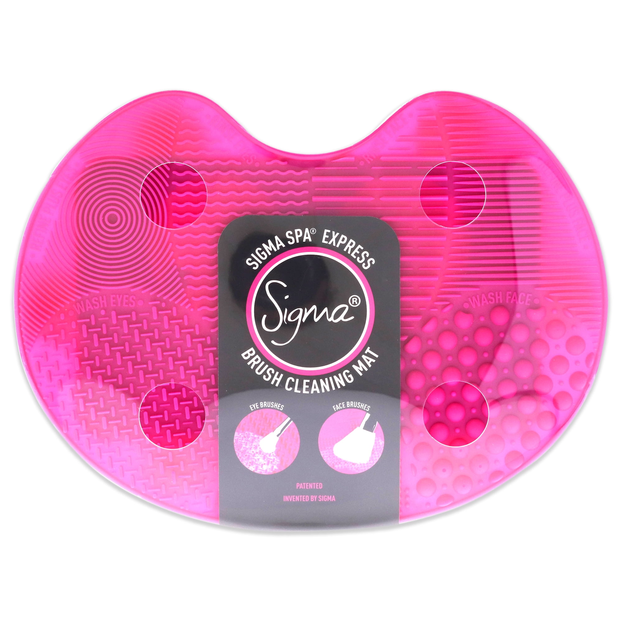 Sigma - Tapete De Limpieza Con Cepillo Express Spa - Rosa De Para Mujeres - Limpiador Con Cepillo