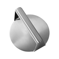 Magideal - Prensas Para Hamburguesas Prensa Para Hamburguesas Herramientas Para Hornear Accesorios Para Parrillas Prensa Manual Para Bistec Prensa Para Hamburgue Plata Redonda