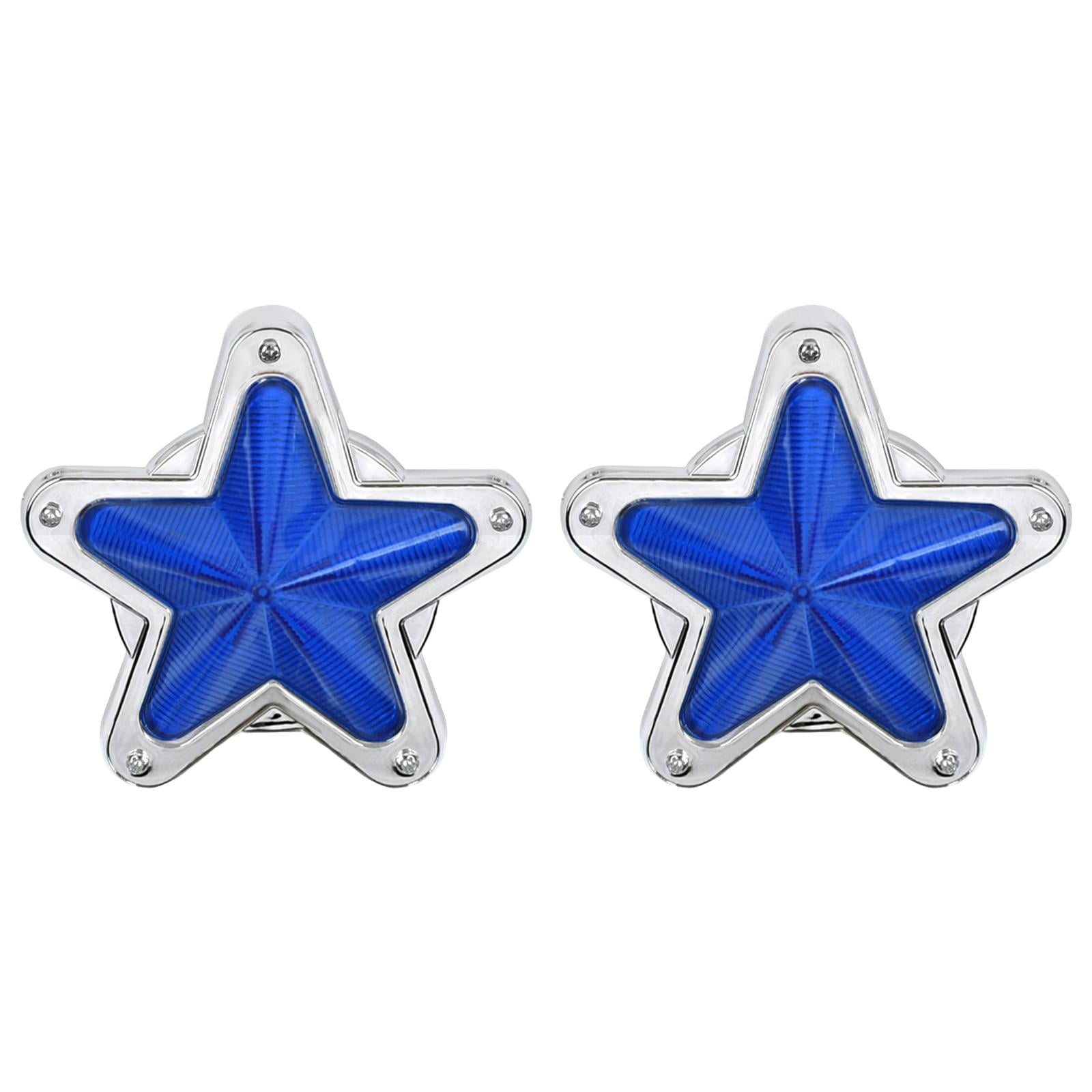 Ioensy - 2 Luces De Posición Laterales, Accesorio Nocturno Para Automóviles, Luces Led Para Remolques, Luz De Señalización Azul