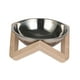 thumbnail image 4 of Cuenco Elevado Para Gatos, Cuenco Para Beber, Cuenco De Comida Para Gatos, Cuenco De Acero Para Cachorros De Perros Pequeños Y Medianos, Albaricoque, 4 of 5