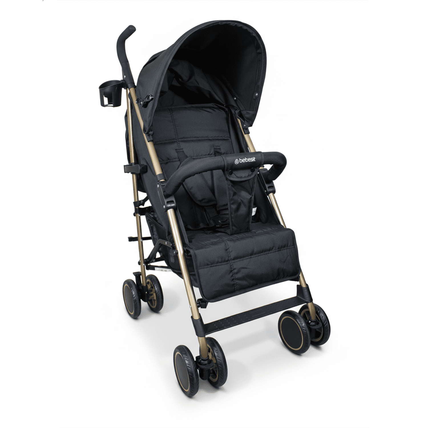 Bebesit - Coche Paragua Kronos Gold Negro