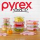 thumbnail image 5 of Recipientes Pyrex Freshlock para almacenamiento de alimentos, 6 unidades, 6 tazas, paquete de 3, 5 of 5