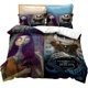 thumbnail image 1 of Nightmare Before Christmas Duvet Cover Sets Jack and Sally Valentine's Day Rose Decor 100% Microfibe Bedding Set with Pillow Shams, 1 of 3