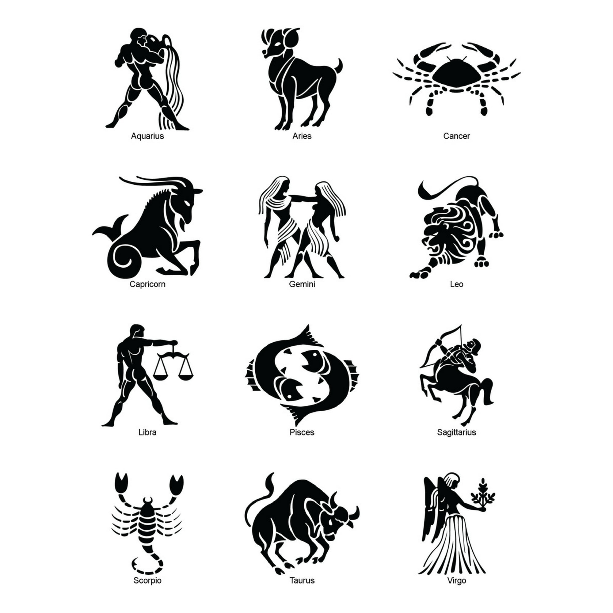 Rienda Libre - Sticker Signo Zodiacal Constelación Estrella Auto Camioneta