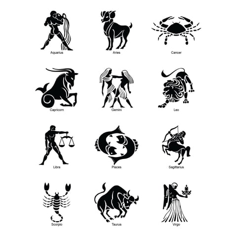 Rienda Libre - Sticker Signo Zodiacal Constelación Estrella Auto Camioneta