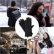 thumbnail image 5 of Guantes elásticos Isotoner de elastano para mujer para climas fríos, guantes de conducción SmarTouch de invierno con repelente al agua SmartDri, agarre de piel sintética, negros, 5 of 8