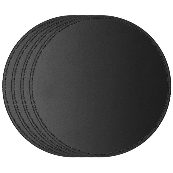 Alfombrilla para ratón JIKIOU 4 unidades 22 cm negra antideslizante