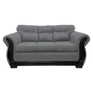 América Decora - Sofá Con Resorte Estructural 3 Personas Taurus Chenille Gris