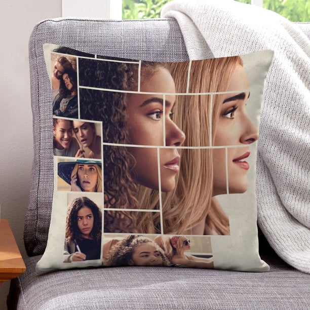 Ginny y Georgia Fundas de almohada de terciopelo con tema, regalos de funda de almohada, decoración para el hogar, cojín de lanzar, regalo de cumpleaños para fans y parejas.30*30cm.