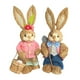 thumbnail image 1 of 1 Par De Muñecos De Figuritas De Conejo De Pascua De Pie, Adornos De 35cm, Aspecto Encantador, 1 of 5