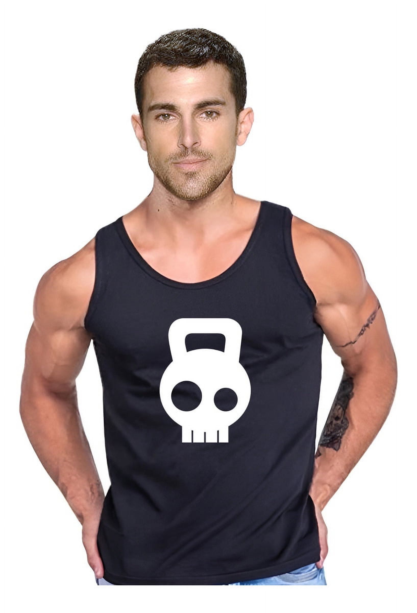 Persodesign - Polera Kettlebell Kawai Pesa Musculosa Tank Gym Crossfit Talla Xl Negro Hombre