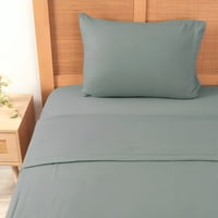 Juego De Sábanas Polar Lisa 1.5 Plazas / Verde – Mashini