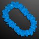 thumbnail image 4 of Collar con forma de flor hawaiana satinada azul parpadeante Lei, 4 of 4