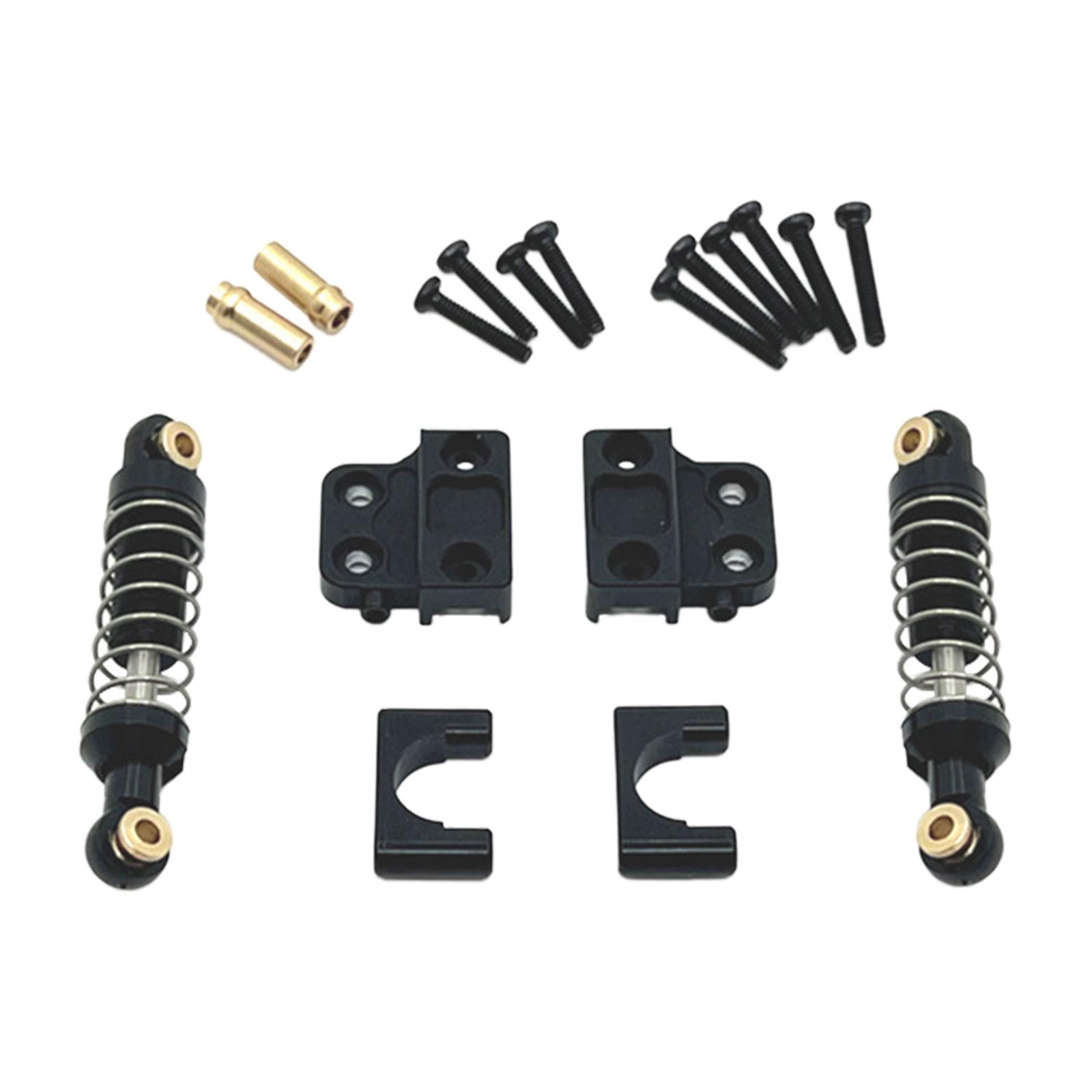 Set De 4 Amortiguadores Metálicos Ajustables Para Coche RC 1:8 – Delanteros Y Traseros, De Alta Calidad Y Fácil Instalación, Compatibles Con Múltiples Marcas