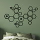thumbnail image 1 of 6pcs Mirror Wall Stickers, Hexagon Mirror Wall Decal, Decorative Hexagonal Acrylic Wall Sheet, Art DIY Decor, Home Living Room Bedroom Sofa TV Background Wall Decoration, 1 of 3