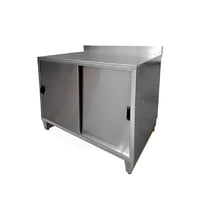 Imas - Meson Mural Acero Inoxidable Puertas Correderas 160 Cm