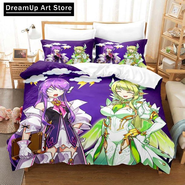 Elsword Bedding Set Bed Set Adult Kid Bedroom Duvet cover Sets For Home Textiles