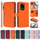 thumbnail image 3 of Funda Cartera Mariposa para [Samsung Galaxy S20 Ultra] con Soporte y Cremallera Naranja, 3 of 6
