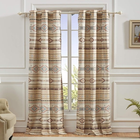 Par de paneles de cortina Greenland Home Fashions Phoenix de 84 pulgadas