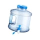 thumbnail image 4 of Contenedor de agua para acampar, almacenamiento de agua de emergencia con grifo, jarra de almacenamiento de agua potable portátil para patio, barbacoa Azul, 4 of 5