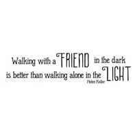 Rienda Libre Graphics - Decomural A Friend In The Dark Helen Keller Ws-44090