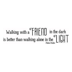 Rienda Libre Graphics - Decomural A Friend In The Dark Helen Keller Ws-44090