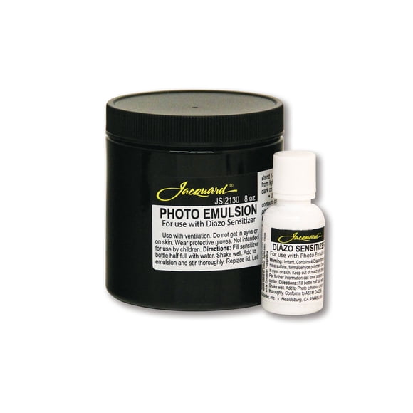 Emulsión Fotográfica y Sensibilizador Diazo Jacquard 240 mL para Serigrafía