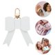 thumbnail image 4 of Unique Bargains 1 Pc Encantos de Bolso Llavero Lazos Accesorios de Bolsa Blanco, 4 of 6