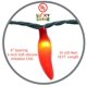 thumbnail image 4 of Guirnalda de Luces LUCKY SHINE Chile LED 5.5m 120V para Interior, 4 of 9