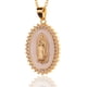 thumbnail image 1 of Gorgeous Women's Copper Virgin Mary Pendant Necklace - Perfect Holiday Gift for Believers!, 1 of 5