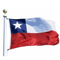 Genérico - Bandera De Chile Chilena 3X2 Metros Bordada Reforzada Doble Costura