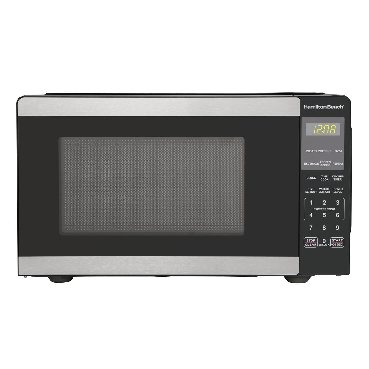 Microondas Hamilton Beach 0.9 Cu Ft 900W Acero Inoxidable