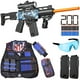 thumbnail image 1 of Rifle de francotirador automático Toy Gun con mira, chaleco táctico y balas, 1 of 3