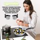 thumbnail image 2 of Sartén para escalfar huevos Eggssentials de acero inoxidable escalfado, 2 of 7