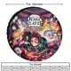 thumbnail image 2 of Demon Slayer Funda para neumático de repuesto de tela Oxford - Tela Oxford 71CM, 2 of 6