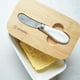 thumbnail image 5 of Mantequillero de Cerámica Tapa Bamboo+Cuchillo 600ml Simplit blanco, 5 of 7