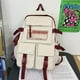 thumbnail image 2 of Stylish Large Capacity Backpack - Zippered, Portable, & Decorated for School!, 2 of 4