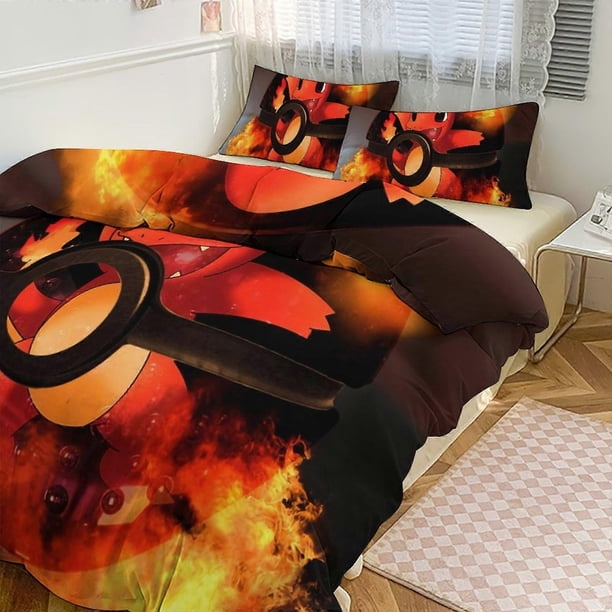 Juego de ropa de cama con estampado Ch_aa_nder, juego de funda nórdica de 3 piezas, funda nórdica y fundas de almohada para mujeres, hombres y adolescentes. Elija entre: