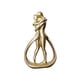 thumbnail image 3 of Estatua De Pareja Abrazada, Adorno Coleccionable Para El Hogar, Gabinete, Aniversario, Dorado, 3 of 3