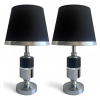 Genérica - Lámpara Velador Mesa Decoración Dormitorio Escritorio Living Minimalista Interior Pack De 2 E27